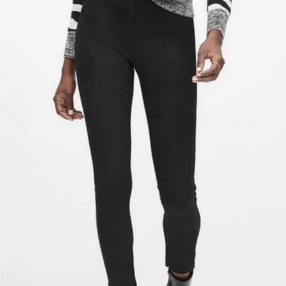 Black Suede Legging